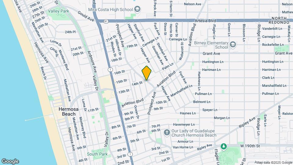 1326 Corona St Mapa y Detalles de la Ubicación