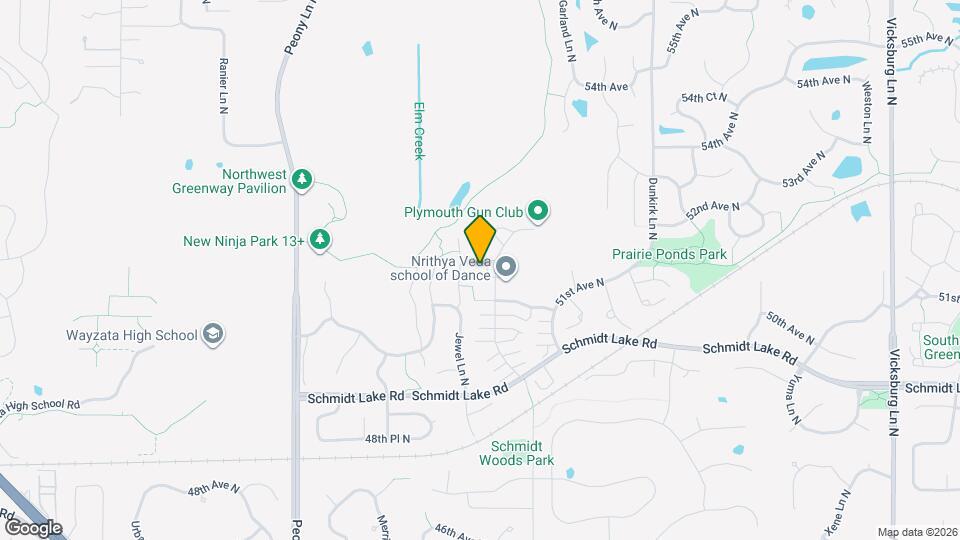 5125 Holly Ln N Map and Location Details