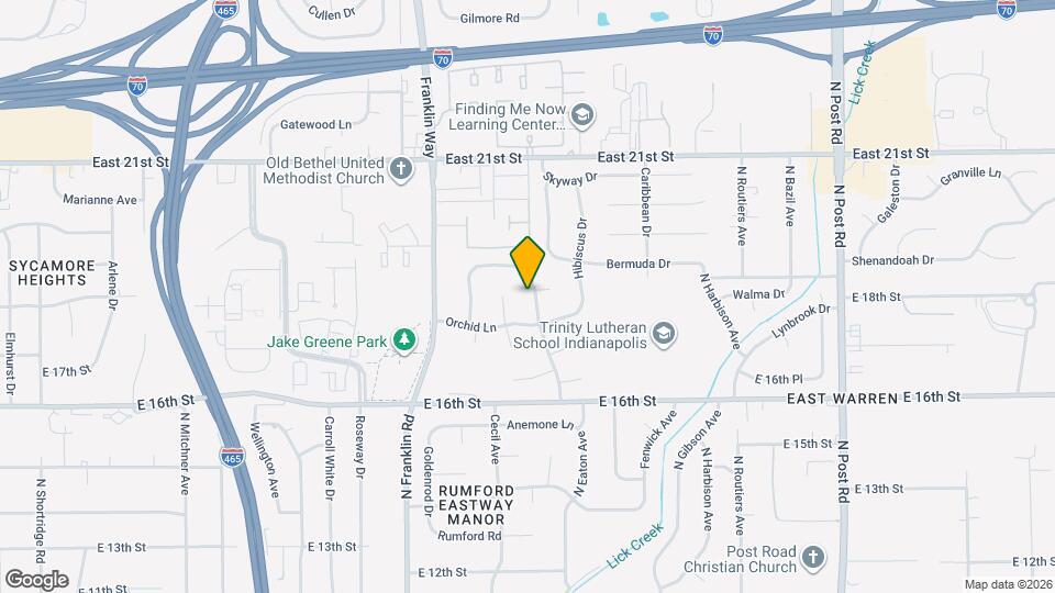 1808 Forsythia Dr Map and Location Details