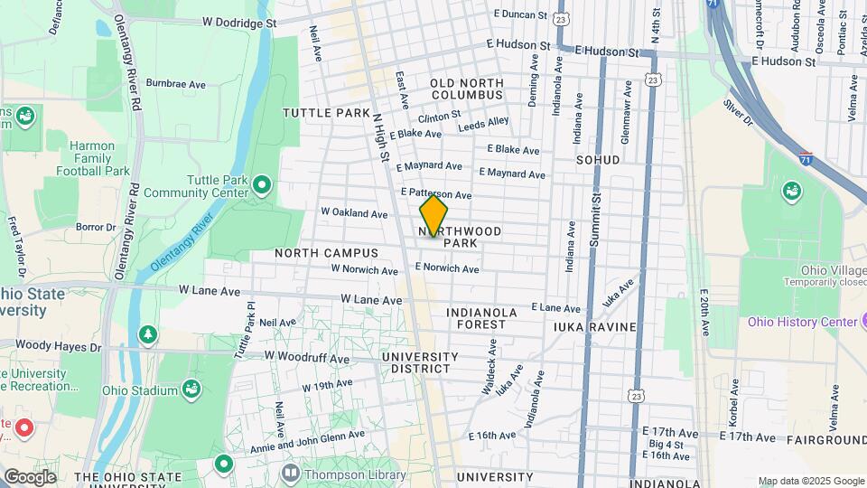 53 E Northwood Ave Map and Location Details