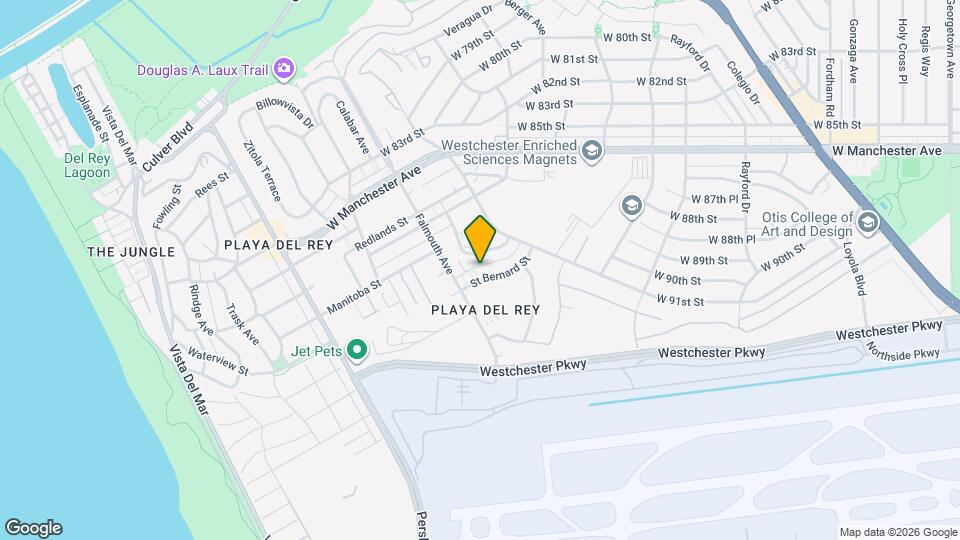 7749-7755 Saint Bernard St Mapa y Detalles de la Ubicación