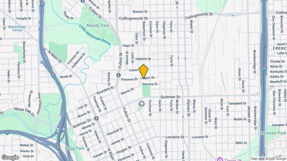 1114 Ryon St Map and Location Details