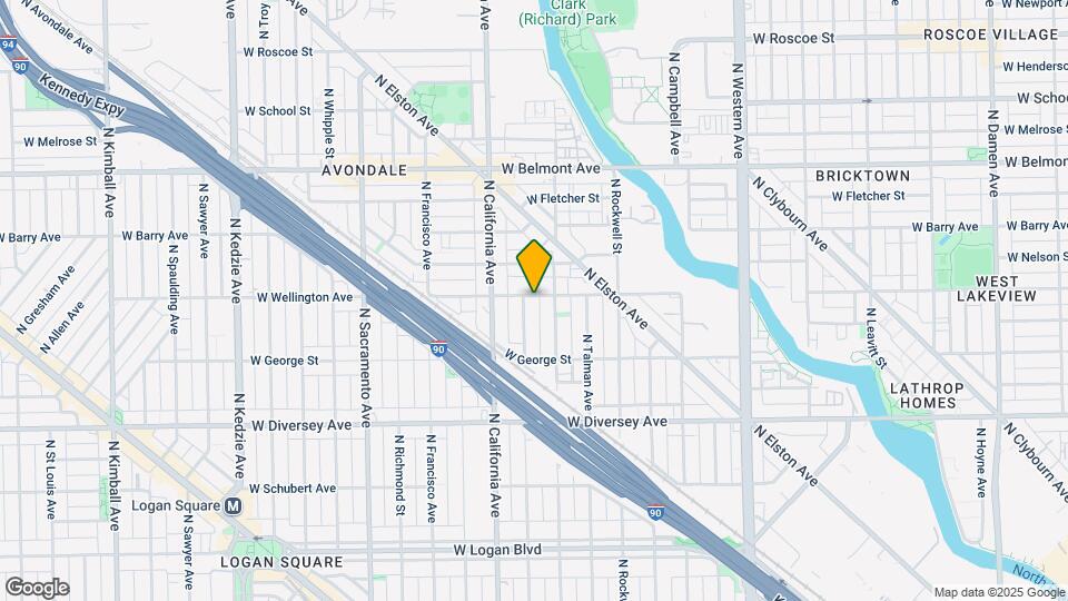 2723 W Wellington Ave Mapa y Detalles de la Ubicación