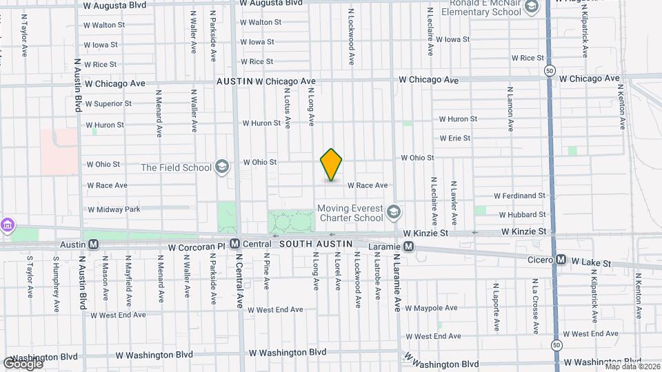 5337 W Race Ave Map and Location Details