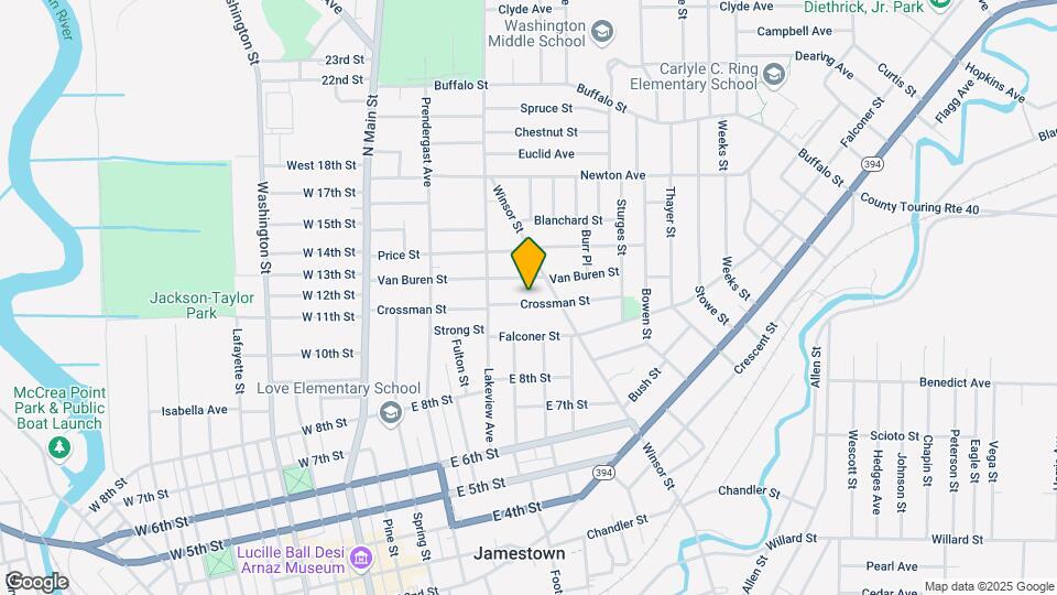 329 Crossman St Map and Location Details
