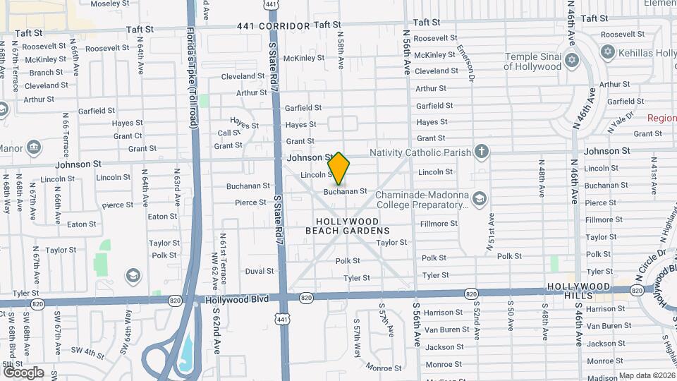 5825 Buchanan St, Unit 1 Map and Location Details