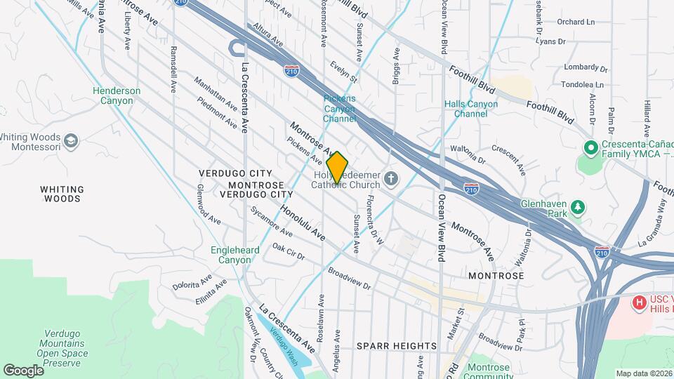 2545 Piedmont Ave Map and Location Details