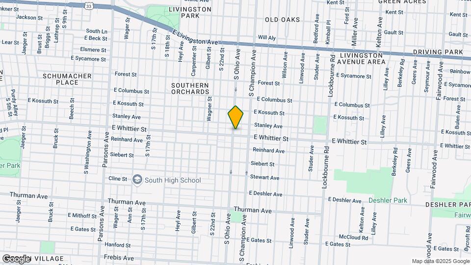 1032 S Ohio Ave Map and Location Details