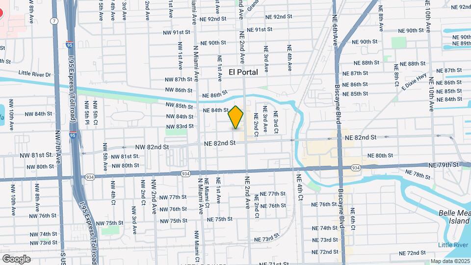 180 NE 82nd Terrace Map and Location Details