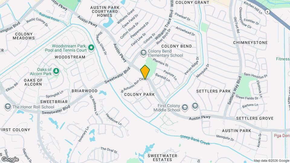 2923 W Autumn Run Cir Map and Location Details