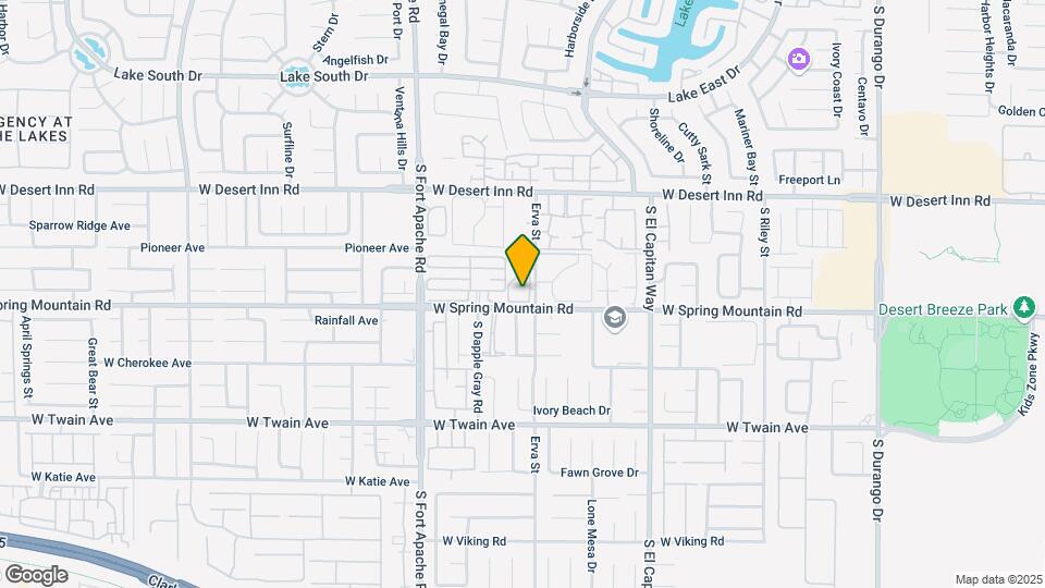 3455 Erva St, Unit Lux Condo Map and Location Details