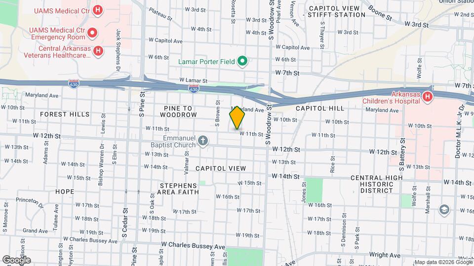 3109 W 11th St Map and Location Details