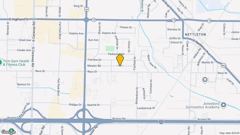 3213 Meador Rd Map and Location Details