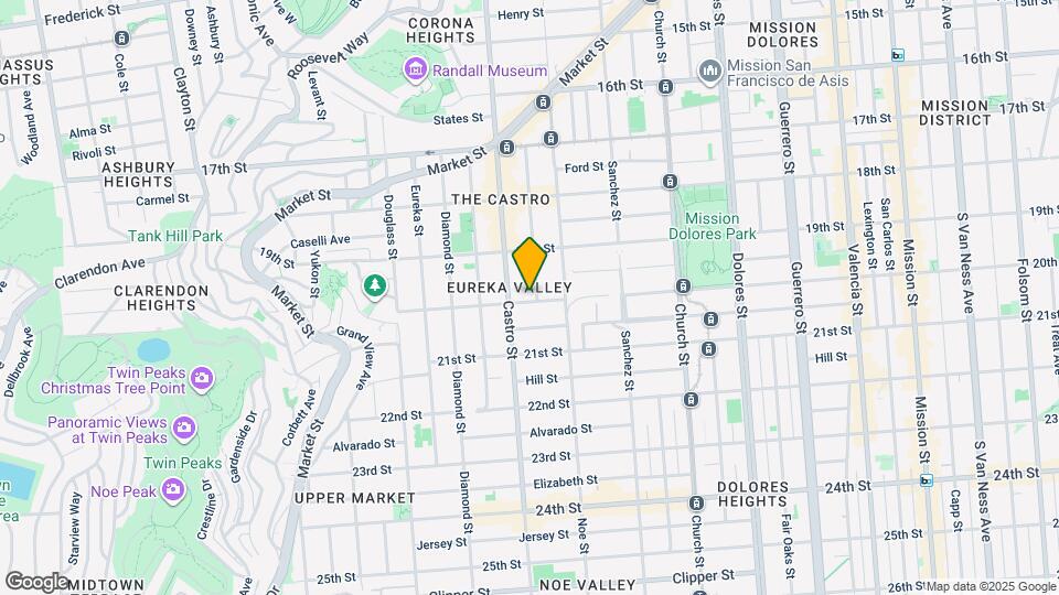4160-4162 20th St Map and Location Details