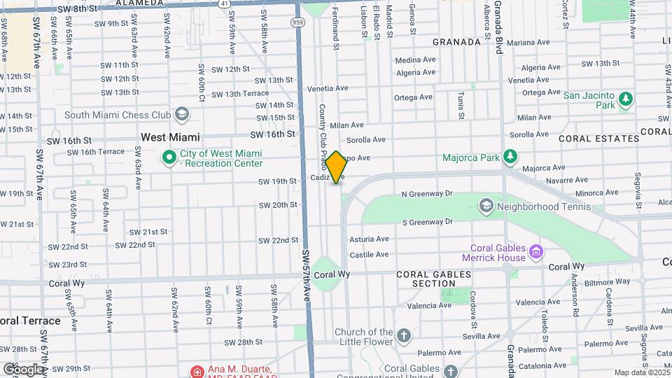 1916 Ferdinand St Map and Location Details