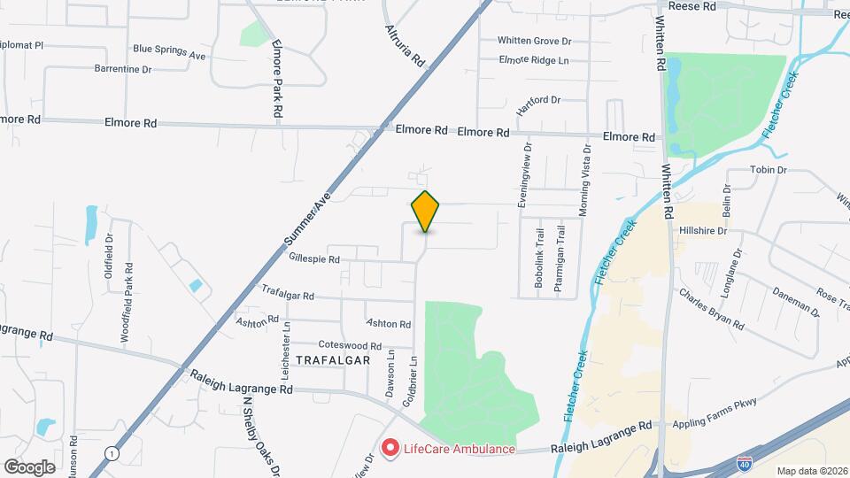 2219 Goldbrier Ln Map and Location Details