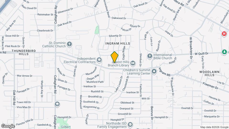 2902 Big Horn Dr Map and Location Details