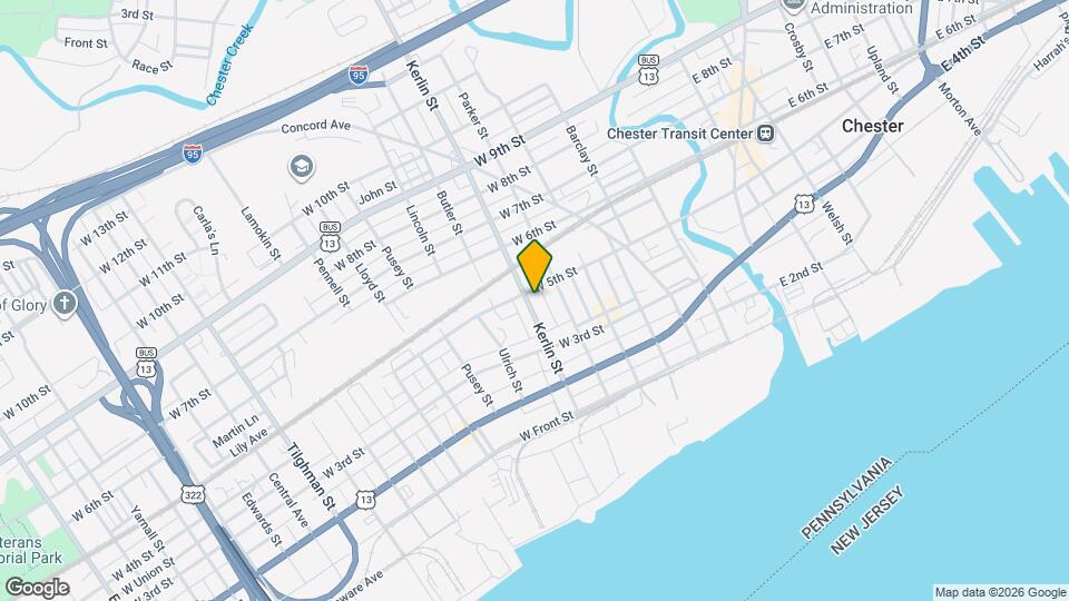 347 Kerlin St Mapa y Detalles de la Ubicación