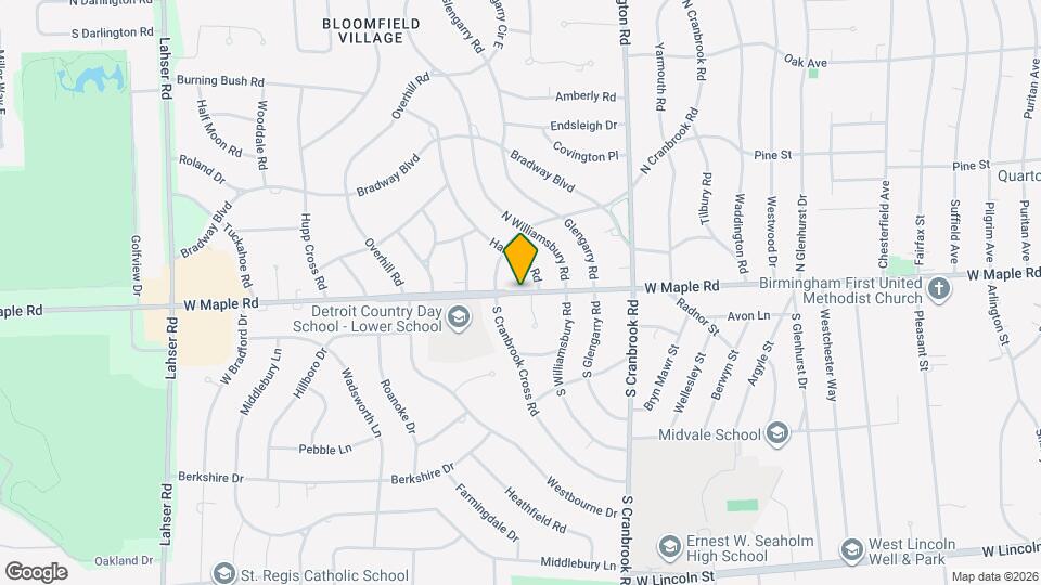 2859 E Maple Rd, Unit 15 Map and Location Details