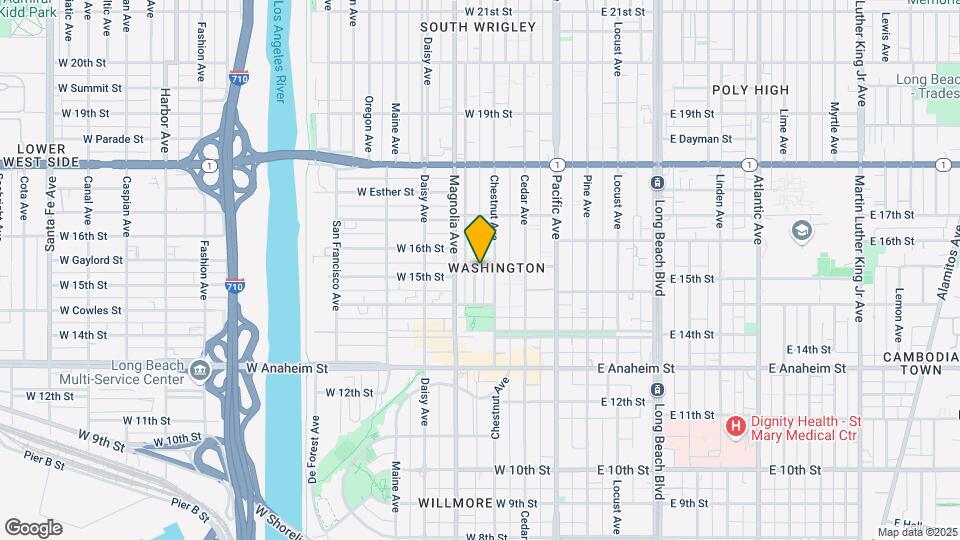 1494 Henderson Ave Map and Location Details