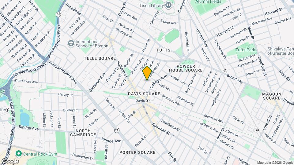 21 Chandler St-Unit -# 8 Map and Location Details