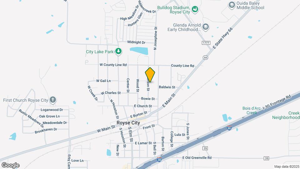 704 Peterson St Map and Location Details