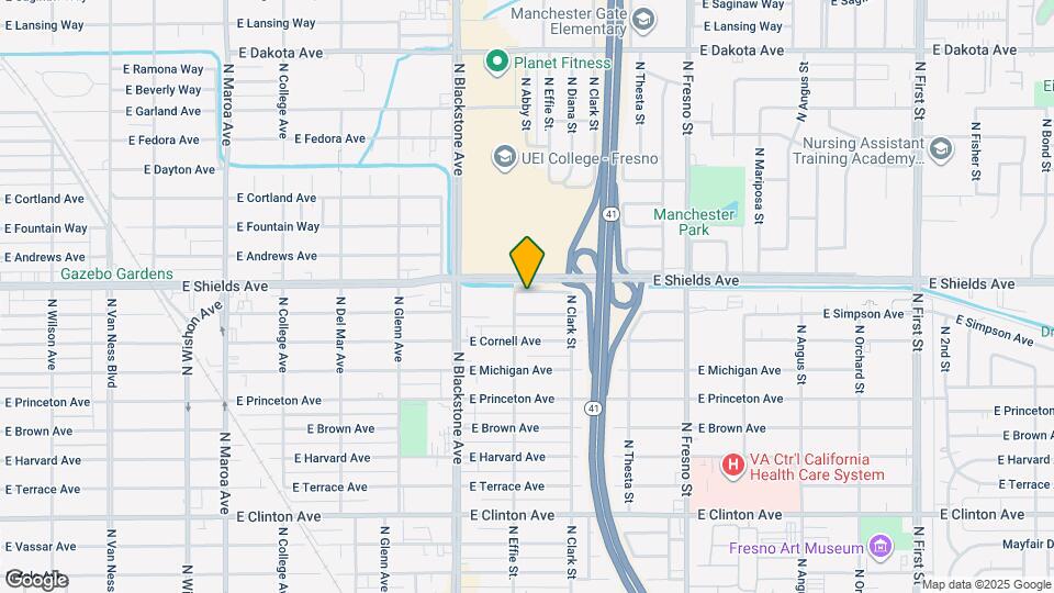 1916 E Hunter Ave Map and Location Details