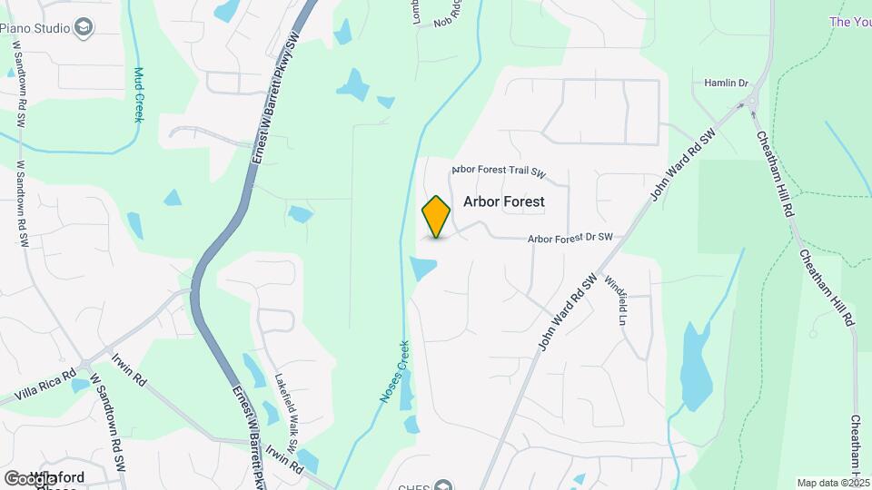 2046 Arbor Forest Dr SW Mapa y Detalles de la Ubicación