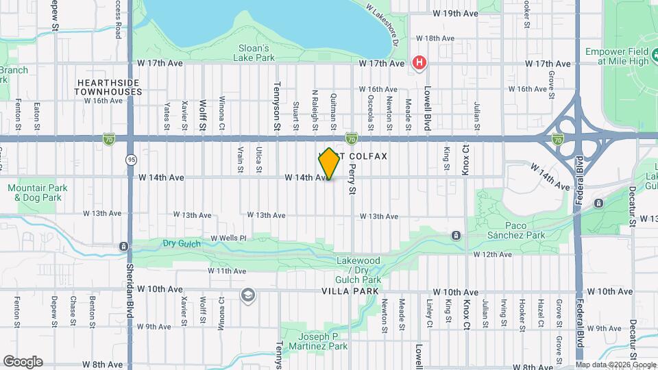 1385-1387 Quitman St Map and Location Details