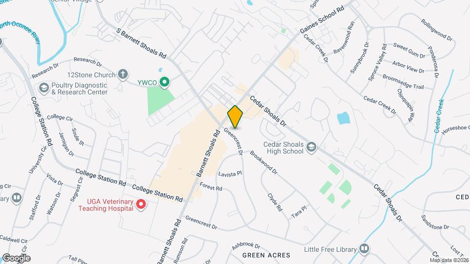 560 Greencrest Dr Map and Location Details