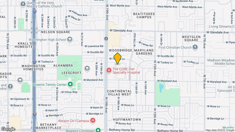 1802 W Maryland Ave, Unit 1 Map and Location Details