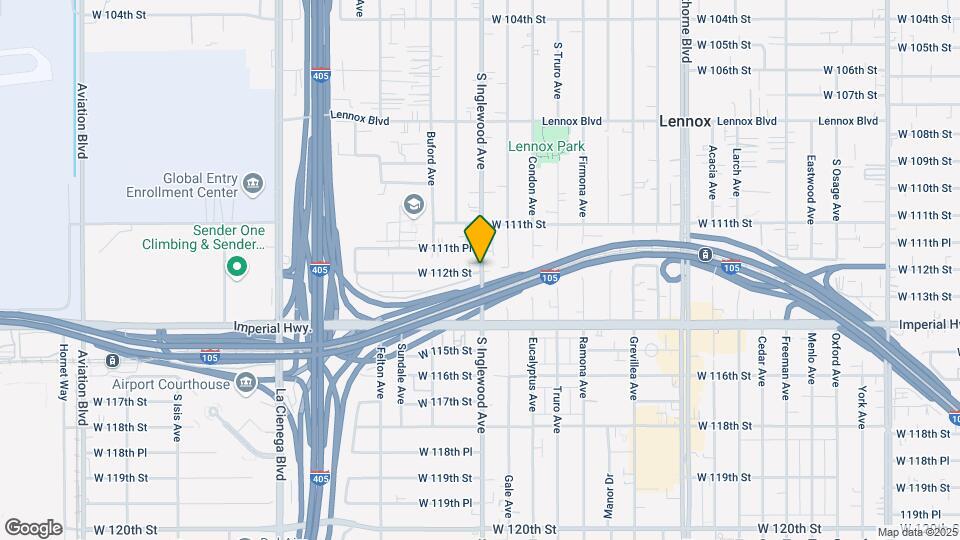 11157 S Inglewood Ave Map and Location Details