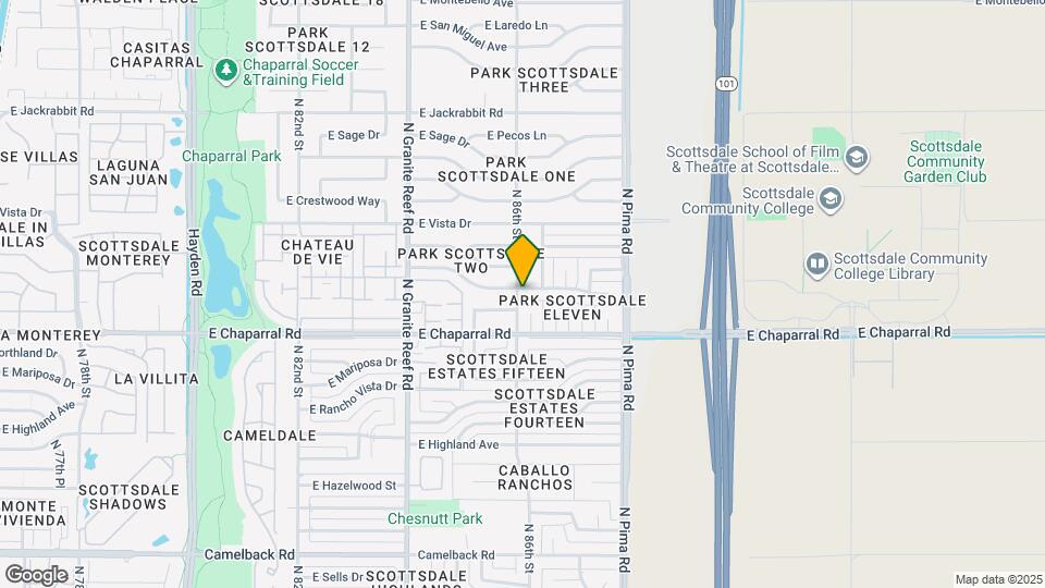 8601 E Orange Blossom Ln Map and Location Details