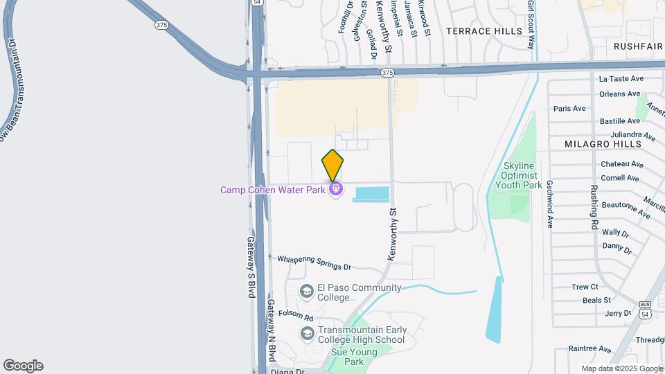 Castner Palms Apartments Map and Location Details