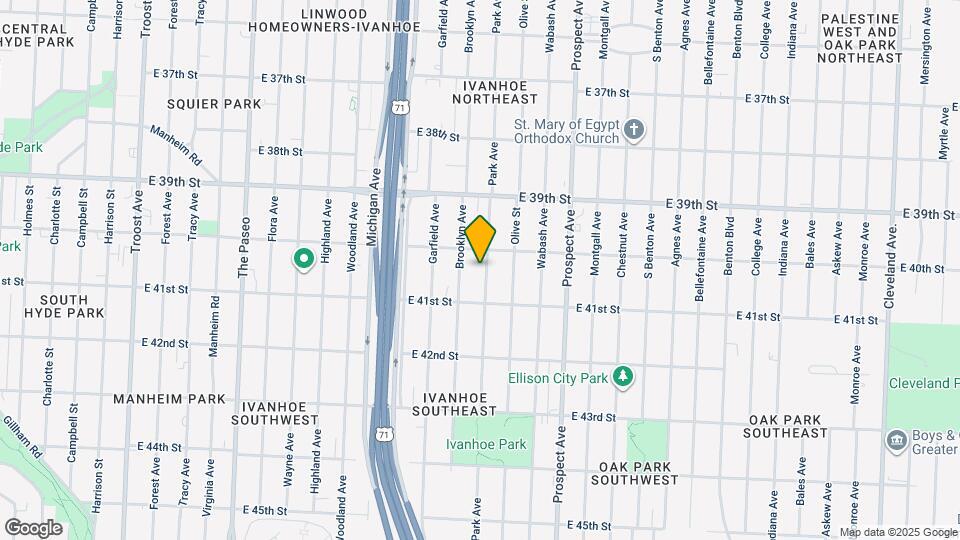 4018 Park Ave Map and Location Details