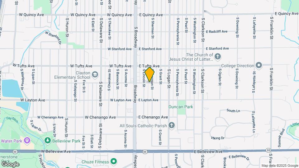 4703 S Sherman St-Unit -Lower Map and Location Details