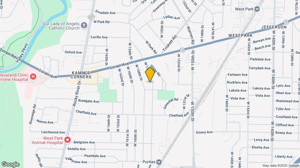 3888 W 157th St, Unit Upper Apartment Map and Location Details