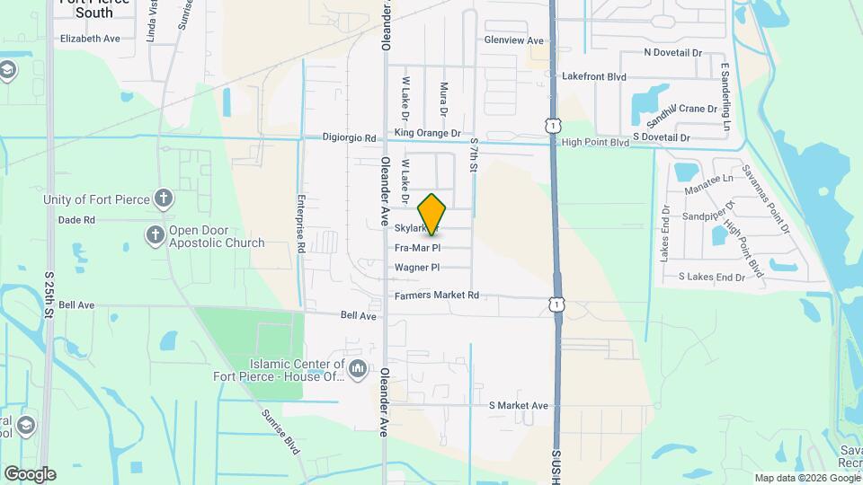 928 Fra-Mar Pl Map and Location Details