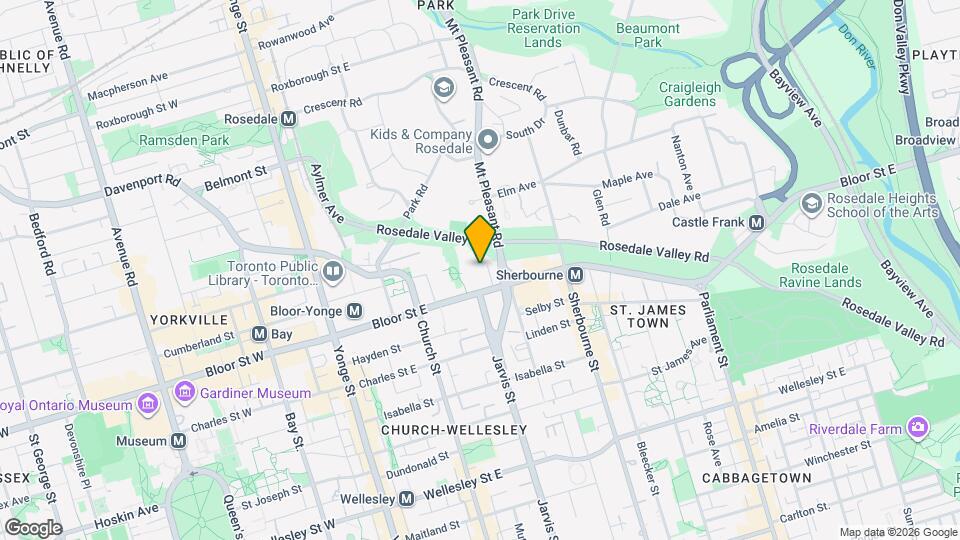 278 Bloor St E Map and Location Details