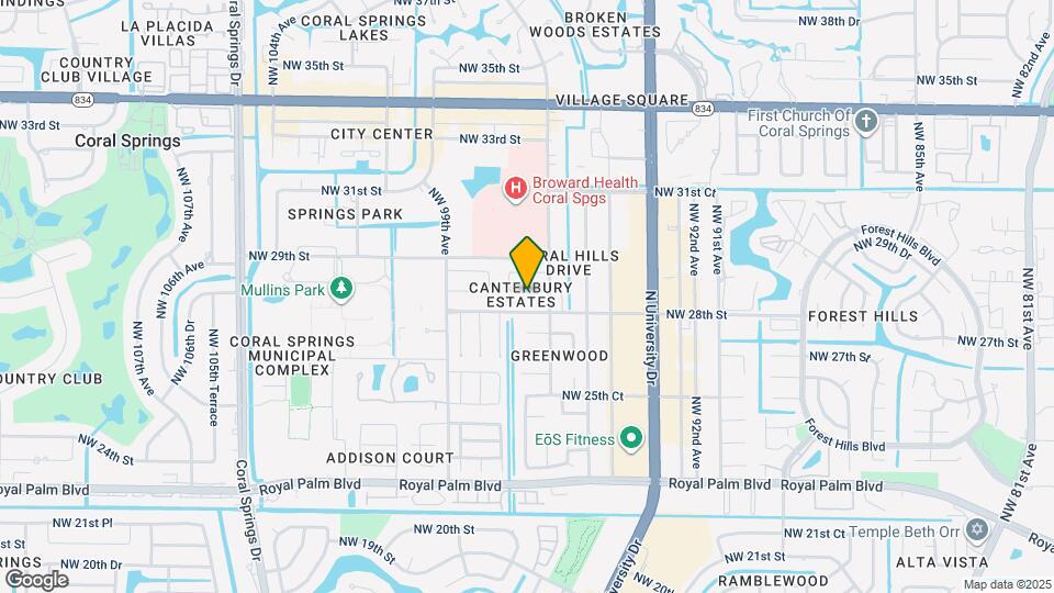 9658 NW 28th Ct Map and Location Details