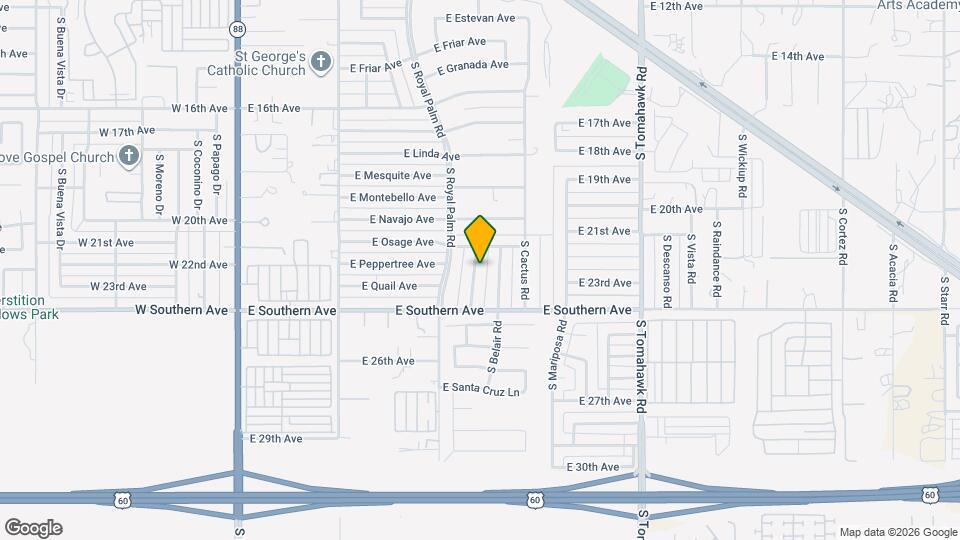 2247 S Arizona Rd Map and Location Details