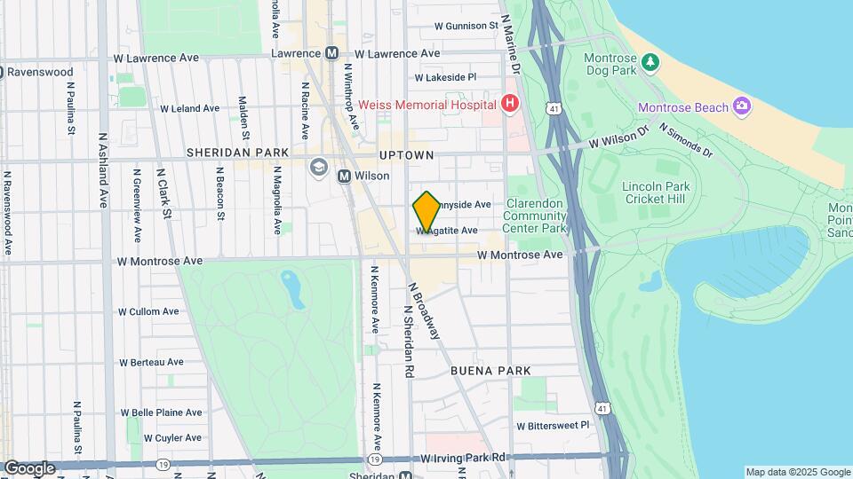 935 W Agatite Ave Mapa y Detalles de la Ubicación