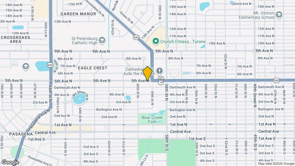 5912 5th Ave N Map and Location Details