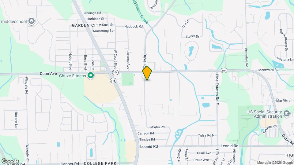 11115 Duval Rd Map and Location Details