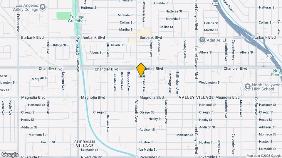 5307 Wilkinson Ave Map and Location Details