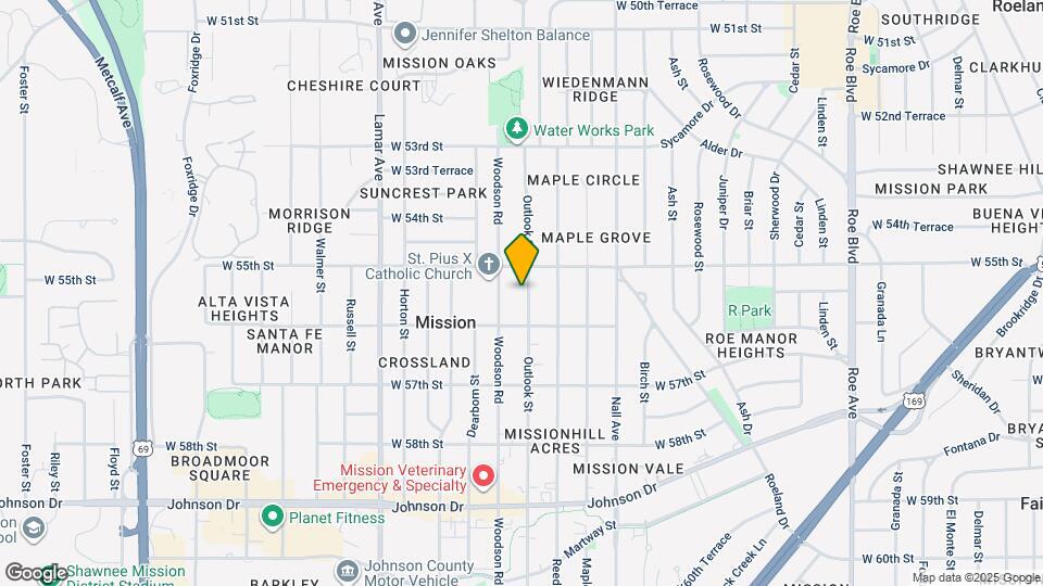 5516 Outlook St Map and Location Details