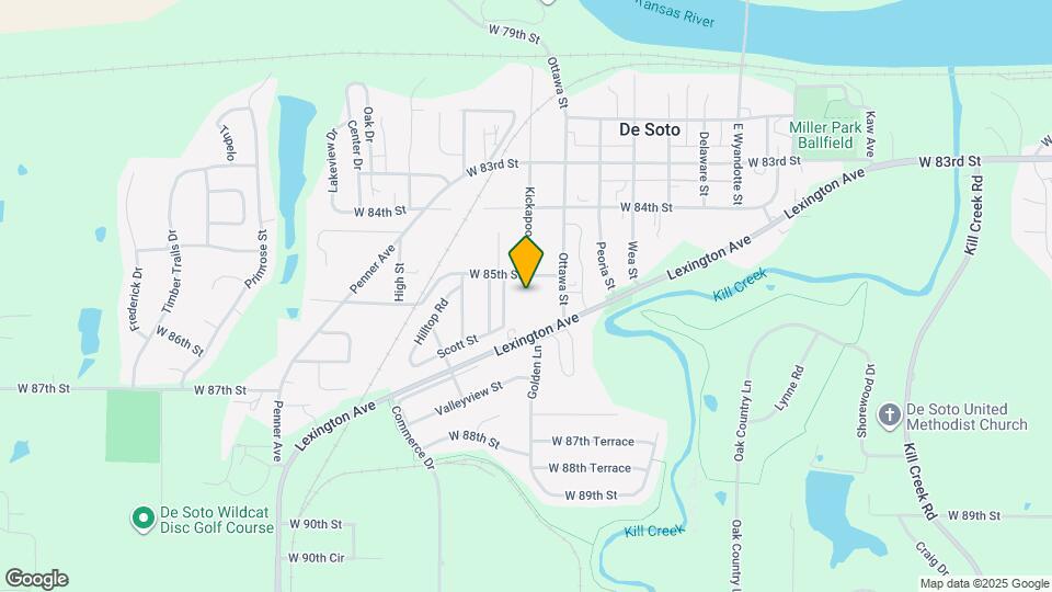 8528 Kickapoo St Map and Location Details