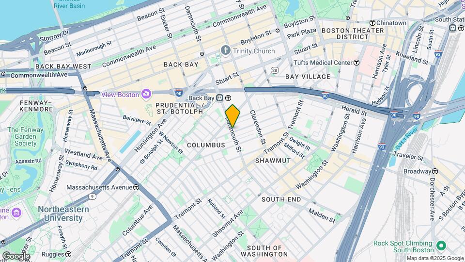 75 Dartmouth St, Unit PH Map and Location Details