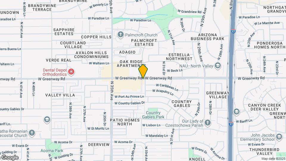 15250 N 32nd Dr Map and Location Details