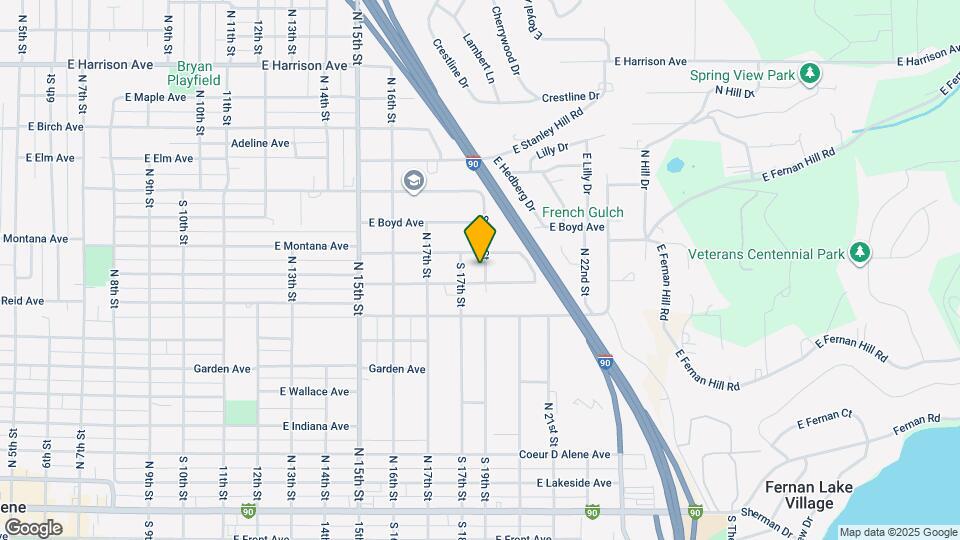837-839 N 19th St Map and Location Details